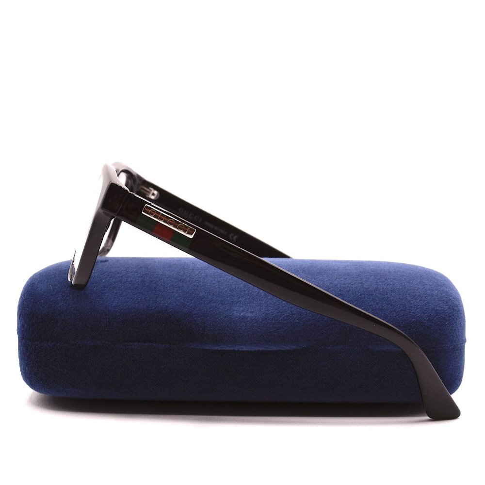 NEW GUCCI GG1117O 001 BLACK AUTHENTIC EYEGLASSES FRAME RX 56-17 - Picture 5 of 11